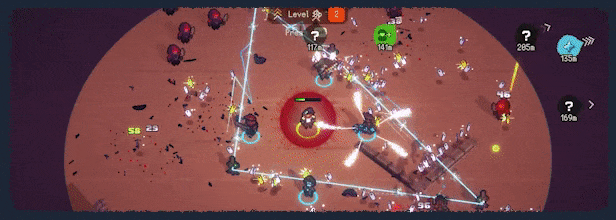 GIF of a gameplay scene in Survivor Mercs